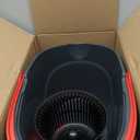 O-Cedar EasyWring Microfiber Spin Mop, Bucket Floor Cleaning System, Red, Gray, Standard