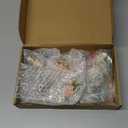 Fumete 13 Pcs Miniature Fairies & Mushroom House Figurines - Mini Garden Accessories for Outdoor Yard & Home Decoration