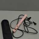 Terviiix Soft Air Styler Hair Straightener & Curler, Titanium Flat Iron for Travel, Straightening Iron with Cooling Air Vents to Lock in Style, 5 Adjustable Temp, Auto Shut Off, Dual Voltage, Pink