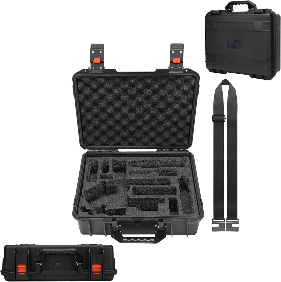 RS 4 Pro Case, Waterproof Hard Carrying Case for DJI RS 4 Pro Gimbal Stabilizer Protective Case Box Accessories(Black)