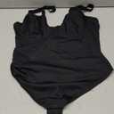 FeelinGirl Shapewear Bodysuits for Women Tummy Control Body Suits Deep V Neck Thong Body Shaper (XX-Large, Black)