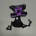 rabbitgoo Dog Harness No Pull with 2 Leash Clips, Adjustable Soft Padded, Reflective Oxford No Choke Pet Vest with Easy Control Handle for Puppy, Purple, XS