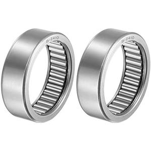 uxcell B2410 Needle Roller Bearings 1-1/2" Bore 1-7/8" OD 5/8" Width Chrome Steel Open End Full Complement Drawn Cup Bearing 2pcs