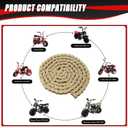 KAMIER #35 Drive Chain 140 Links Gold with Chain Breaker Tool for 79cc 97cc 100cc 2.8hp Coleman CT100U CC100X RB100 Mega Monster Moto MMB80 MMB105 Baja Doodle Bug DB30 Motovox Mini Bike Go Kart Parts