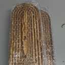 Wooden Wall Planter Vase Set of 2, Boho Hanging Planter for Indoor Plants & Flowers, Natural Wood Wall-Mounted Planters for Art Home Decor - Living Room, Bedroom, Bathroom, Patio (Brown)