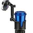 Cup Phone Holders for Your Car, [360Â°Adjustable] Car Cup Holder Phone Cradle for 2.5-4" Cup Holders-Compatible with iPhone 15/14 Pro, Phone Holder Mount for Truck/SUV| Anti-Slip & No Shake Design