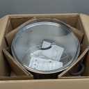 Cook N Home Water Bath Canner with Jar Rack & Glass Lid, Professional Stainless Steel Canning Pot 20 Quart, with Stay-Cool Handles, Multiuse Pot, Induction Capable