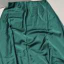 Amy Babe Womens Satin Silk Midi Skirt High Waist A-Line Casual Elastic Waist Long Skirts for Women M