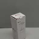 Tronco 20 oz Vacuum Insulated Glass Tumbler with Lid and Straw - Keeps Drinks Cold for 12 Hrs - Reusable Glass Cup for Iced Coffee, Smoothies & Boba - Sweat & BPA Free, Dishwasher Safe, Fit Car Holder (White)