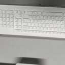 Lenovo 510 Wireless Combo with 2.4 GHz USB Receiver, Slim Full Size Keyboard, Full Number Pad, 1200 DPI Optical Mouse, Left or Right Hand, GX30W75336, White