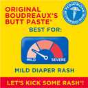 Boudreauxs Butt Paste Original Diaper Rash Cream for Baby, Ointment With Zinc Oxide, 16 oz Jar
