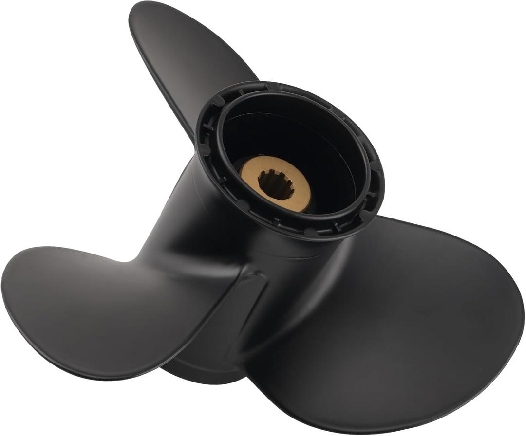 maXpeedingrods 9 1/4 X 10 Aluminum Boat Propeller for Suzuki Engines 8-20 HP, 10 Spline Tooth 3 Blades, RH, Parts No# 58100-90L60-019