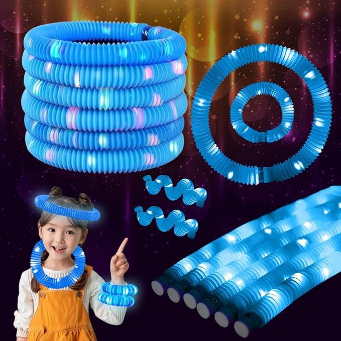 Blue 24 Pack Light Up Party Fillers For Boys and Girls