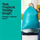 2 x Glad ForceFlex MaxStrength Kitchen Trash Bags, 13 Gal, Bahama Bliss Febreze, 90 Ct 