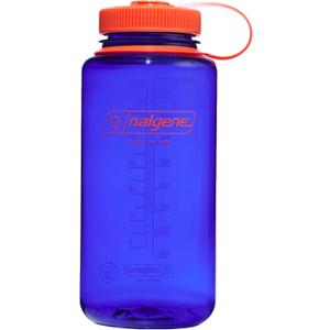 Nalgene 32 oz Wide Mouth Water Bottle | BPA-Free, Durable & Leak Proof, Lightweight Bottle for Hiking & Gym, Work & Travel (Periwinkle)