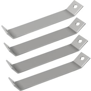 Heavy Duty Corner Brackets 4 Pack Corner Braces, 45 Support Brackets with Pre-Drilled Holes, Galvanic Plated Metal Braces for Shelves, Furniture, Wood Projects Heavy Duty Corner Brackets 4 Pack Corner Braces, 45 Support Brackets with Pre-Drilled Holes, Galvanic Plated Metal Braces for Shelves, Furniture, Wood Projects