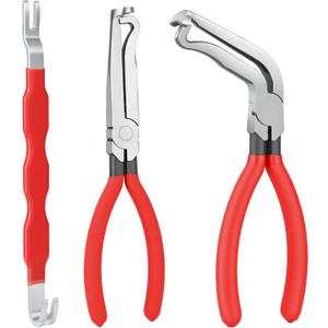 Beaiguna 3PCS Electrical Disconnect Pliers, Upgrade Electrical Connector Pliers, Automotive Electrical Connector Removal Tool, Automotive Electrical Terminal Connector Separator Removal Tool for Cars