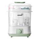 Grownsy Adjustable 4 in 1 Large Bottle Sterilizer and Dryer, 8 Bottles Capacity,Electric Steam Baby Bottle Sterilizer, Sanitizer for Baby Bottles & Pacifiers, Breast Pump Parts Green