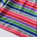 5 Sizes for 2-11Y Unisex Rainbow Striped Long Sleeve Shirt Soft Material Crewneck Shirt for Chucky Costume (XS)