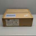 Amazon Basics Wall Mount Hardware and Craft Storage Cabinet Organizer with 39 Drawers, Plastic Garage Organization System with Dividers for Small Parts, Black, Orange, 15" x 6.3" x 18.6"