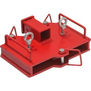 Trailer Receiver Hitch for Forklift Attachment, Fits Standard 2-Inch Receiver for Moving Trailers and Other Heavy Loads