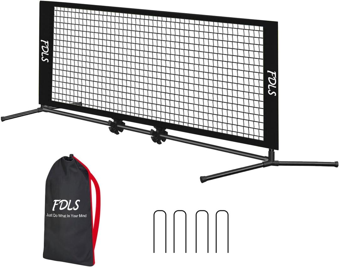 FDLS 5FT Portable Small Pickleball Net for Driveway Backyard, with Carry Bag for Indoor Outdoor, for All Levels, Easy Set up