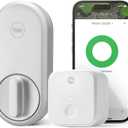 Yale Approach Smart Wi-Fi Deadbolt Retrofit Smart Lock, Unlimited Virtual Keys, App Remote Control, Keyless Entry - Silver