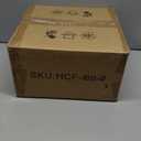 VONLUCE Semi Flush Mount Ceiling Light, 12.6" Ceiling Light Fixture with Flower-Shaped Fabric Shade, 3-Light Modern Light Fixture for Bedroom Living Room Nursery Hallway, White Shade & Gold Finish