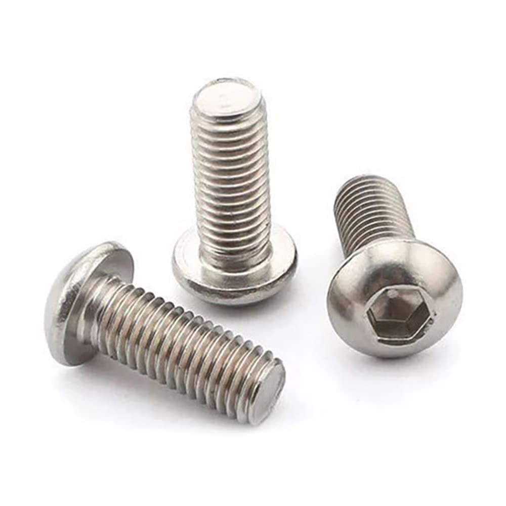 50 Pcs 1/4-20 x 1 Flat Head Socket Cap Bolts Screws,304 Stainless Steel 18-8,Allen Socket Drive,Bright Finish,Fully Machine Thread