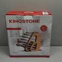 KINGSTONE Kitchen Knife Set with Block, 14 Pcs German Stainless Steel Knife Set with Built-in Sharpener, Dishwasher Safe Knife Block Set