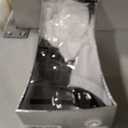 Slingback Heels for Women Pointed Toe Stiletto High Heels Stretch Slip on Backless Patent Leather Fashion Comfortable Dress Pumps Shoes (7, Black)