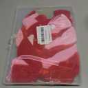 Valentines Day Decorations - 6.5 Ft Pink and Red Velvet Bow Garland - Valentines Day Decor for Home Party Office - Coquette Room Decor for Tree Door Table Wall Window Mantel