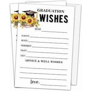 Graduation Advice Cards 2025 Graduation Wish Cards with Envelopes graduation cards 2025 for College, Junior, High School, Masters Grad Celebration-A23 (color_01)