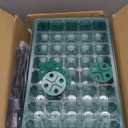 Sondiko Seed Starter Tray with Grow Light, Intelligent Display Digital Controller, 80 Cells Seed Starter Kit with Humidity Dome, Adjustable Brightness Indoor Plants Germination Kit(2 Pack)