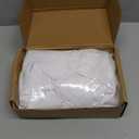 Amazon Basics Lightweight Pleated Bed Skirt, Machine Washable, Wrinkle and Fade Resistant, King, Bright White, 16-Inch Drop