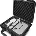Lekufee Portable Travel Waterproof Hard Case for DJI Mini 4K/2 SE/2 and Other Accessories(CASE ONLY)