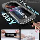 iGluz 4+2 Pack for iPhone 15 Pro Max Privacy Screen Protector with Camera Lens Protector 6.7 inch,9H+Tempered Glass[Military Grade Shatterproof &100% Anti-Spy],3D Micro-Curved Edges[Longest Durable]