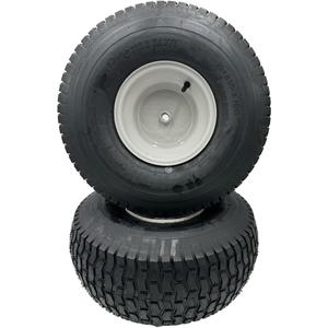 20x8.00-8 Gray Lawn Mower Wheel - Set of 2-3/4 Inch Axle, 2.90 Inch Hub