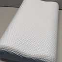 Cervical Pillow for Neck Pain Relief, Contour Memory Foam Pillows for Sleeping, Odorless Ergonomic Pillow Adjustable Orthopedic Cooling Pillow Bed Pillow Neck Support for Side Back Stomach Sleepers (Blue)