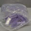 Yulejo 200 Pieces Wire Shelf Label Holders Wire Label Holder Plastic Shelf Tags for Shelving Clips with Paper Inserts, Compatible with 1-1/4 Inch Shelves