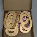 uxcell 20Pcs Self Adhesive Mailbox Numbers, 4" Acrylic Door Address Sign Stickers, Raised 3D Effect, for Residence, Apartment, Office Room, Mailbox (Number 0-9, Gold Tone)