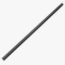 C-Hopetree 1.5in Outdoor Patio Replacement Extension Market Umbrella Lower Pole with Bullet Buckle, Dark Gray, Set of 1