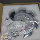 Ceiling Fans with Lights and Remote,43.3in Low Profile Ceiling Fan With Light Dimmable LED 81W Ceiling Fan ,Mute 6 Speeds & 3 Color Temperature Flush Mount Ceiling Fans For Bedroom Livingroom, Black (100cm)