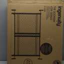 Ingenuity Doorway 42W Series Dog and Baby Gate, Indoor Outdoor, Won't Rust or Fade, Fits 23-42" Openings, 24 Tall (1-Pack, Black)