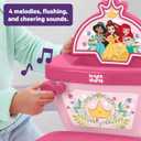 Bright Starts Disney Junior Princess My Size Potty Training Toilet, Toddler Potty Chair with Flushing & Cheering Sounds, Removable Seat with Splash Guard & Handles, Ages 18+ Months, Up to 50 lbs