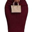 Narecte Summer Dresses for Women One Shoulder Bodycon Sexy Club Dress Elegant Formal Dresses Maxi Dress, Small Size