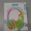 MIDOLA Kids Headphones Bluetooth 5.3 Wireless 60H Play Time Volume Limit 85/110dB Over Ear Foldable Protection Headset/Wired AUX Cord Mic for Children Boy Girl Travel School Phone Pad Tablet Red