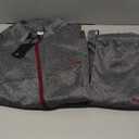 YSENTO Men's Tracksuits Outfits Set 2 Piece Jogging Suits Warm Up Sweatsuits Sweat Track Suits Sets (3X-Large, 2-dark Grey+red)