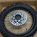 14 inch Front Rim Wheel 60/100-14 Tire Assembly for Apollo DB RFZ SSR 110cc 125cc XR CRF DB KLX125 KX85 TD-125 Dirt Pit Bike Tao Tao BD14 with 15mm Axles Includes Brake Rotor (14 inch)