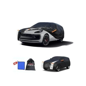 Porsche Macan Car Cover 100% Waterproof All Weather, Gift with Towel, 10 Layers SUV Car Cover Custom Fit 20142026 Porsche Macan, Full Exterior Covers Rain Sun UV Protection with Door Zipper.